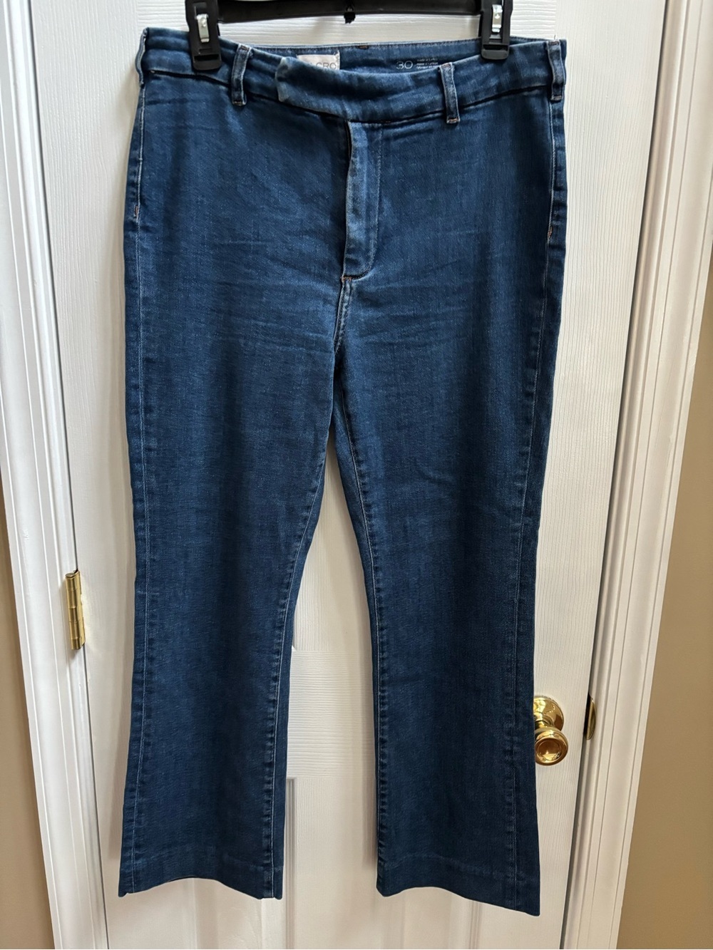 Anthropologie Pilcro Women’s Dark Blue Stretch Ankle Jeans, Size 30, EUC